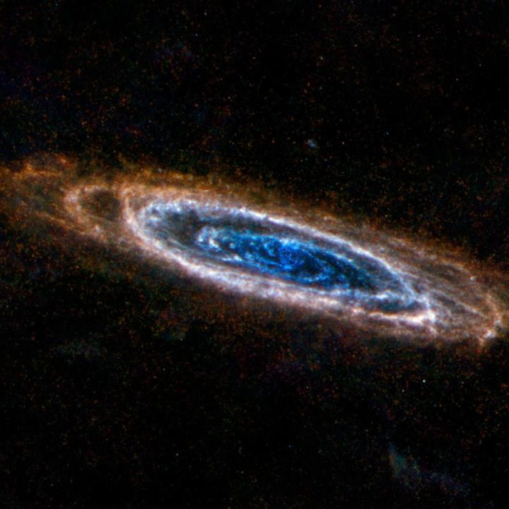 Stars in the Andromeda Galaxy's disc