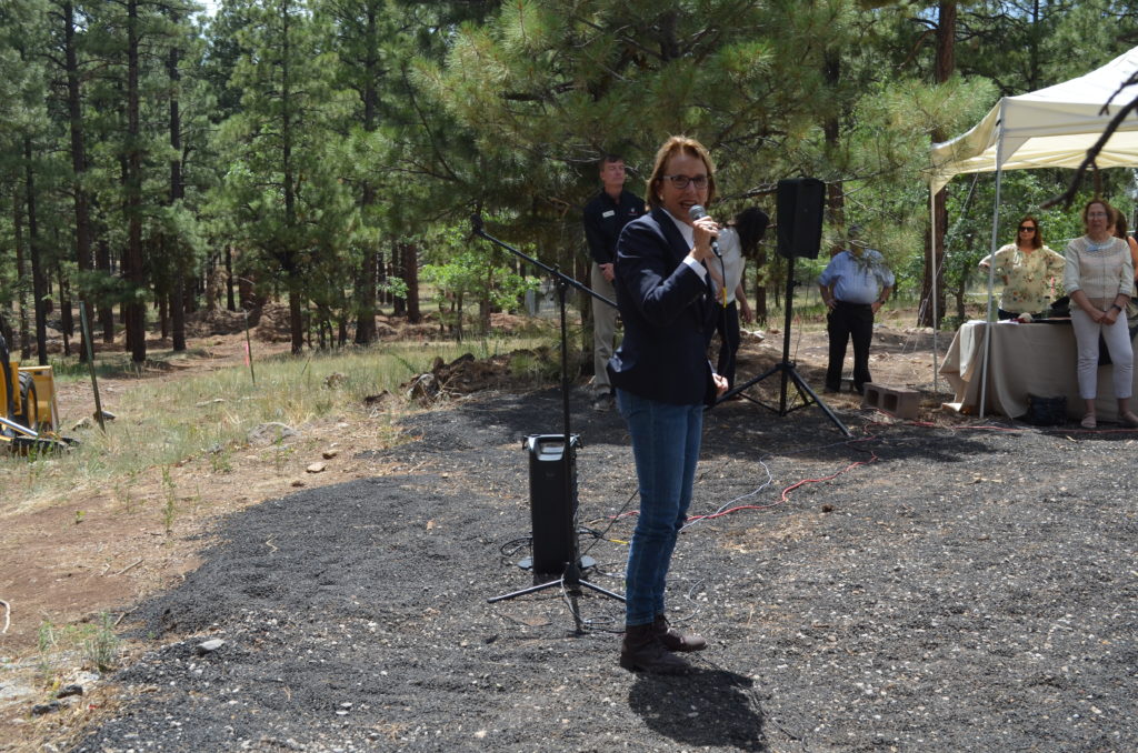 Arizona State Senator Wendy Rogers At Lowell Obseervatory groundbreaking for the new Astronomy Discovery Center