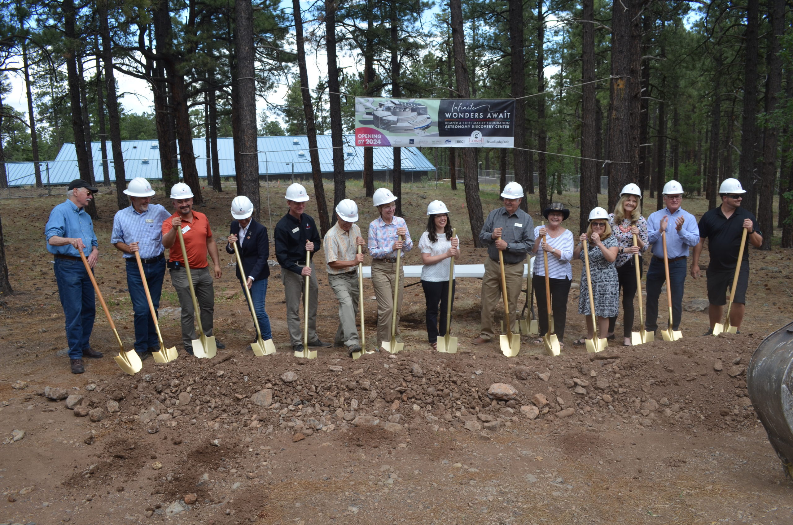 Kemper and Ethel Marley Astronomy Discovery Center Groundbreaking at Lowell Observatory