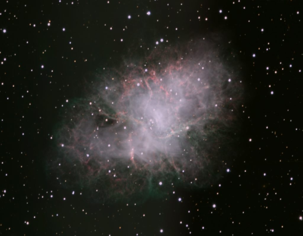 The Crab Nebula is the 1st object listed in the Messier Catalog