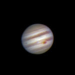 Jupiter, imaged with the Large Monolithic Imager on the Lowell Discovery Telescope