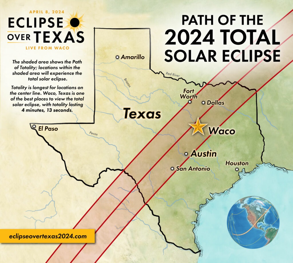 Eclipse Over Texas 2024 Live from Waco will celebrate the 2024 eclipse